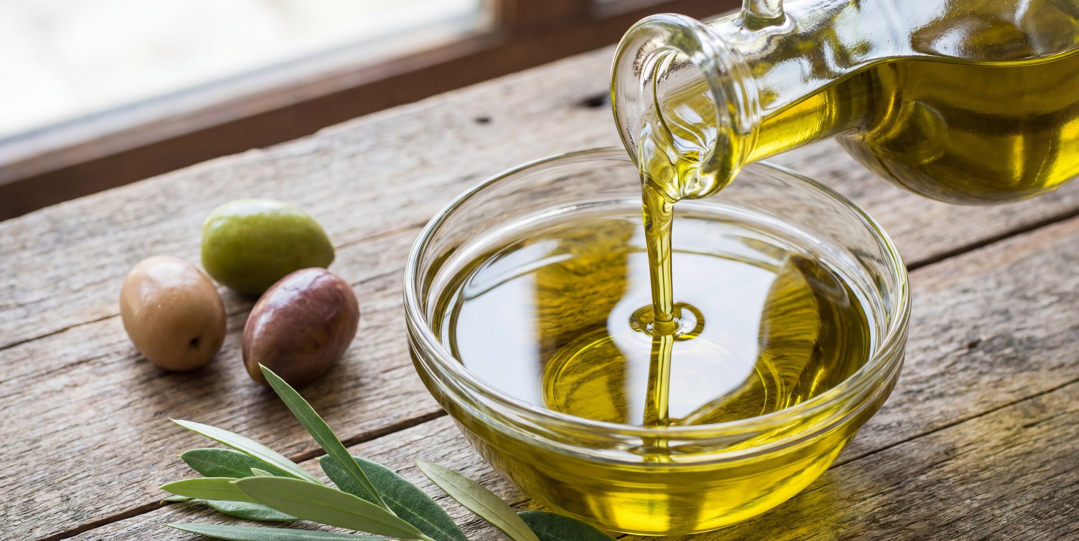 Olio extravergine in ciotola